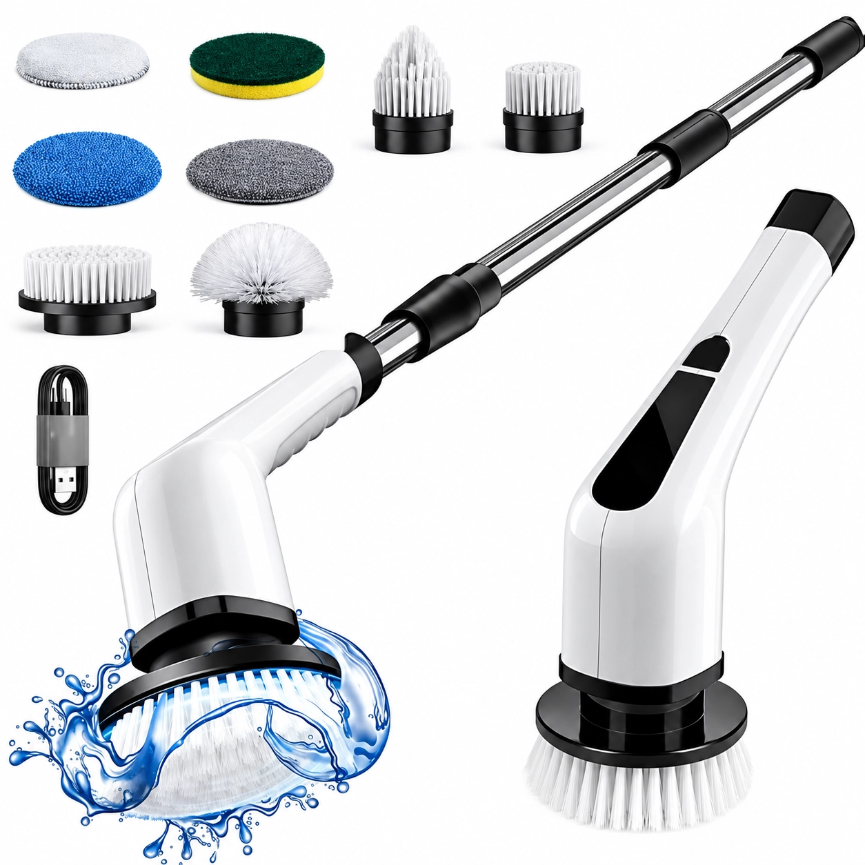 Electric Spin Scrubber Cleaning Brush